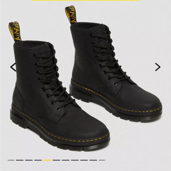 DR. MARTENS COMBS LEATHER CASUAL BOOTS - Picture 1 of 16
